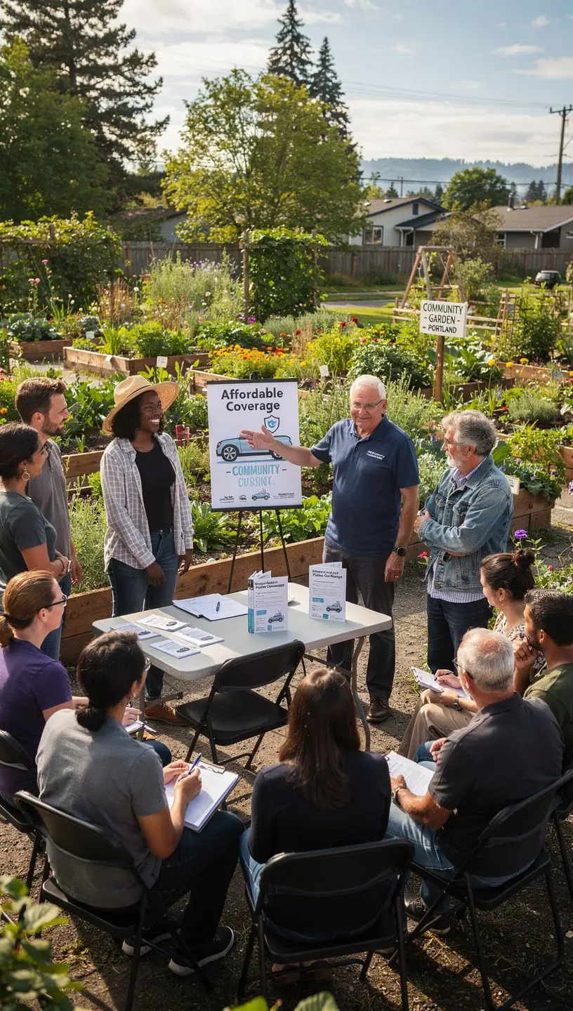 Семья, наслаждающаяся поездкой на застрахованном автомобиле