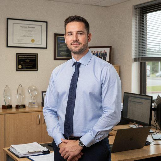 Изображение автомобиля с логотипом страховой компании